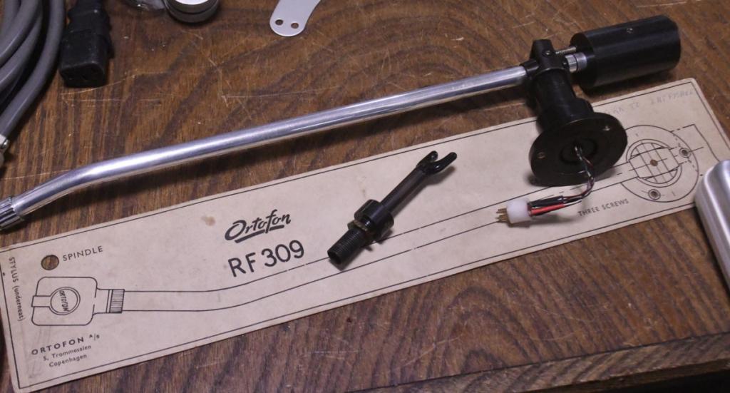 RARE 50s year Ortofon RF-309 long tonearm for SPU-A type cartridge