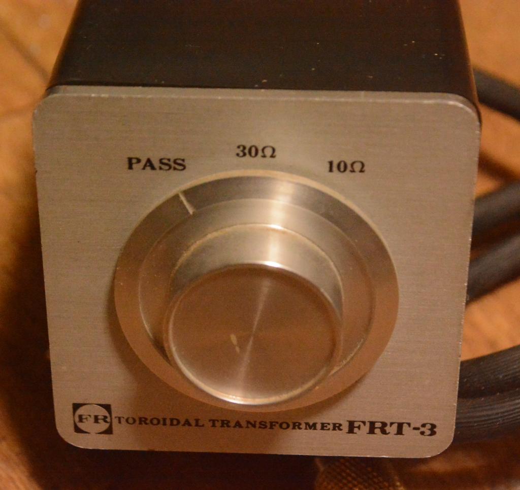 Fidelity Research FRT-3 step up transformer for 10-30ohm impedance