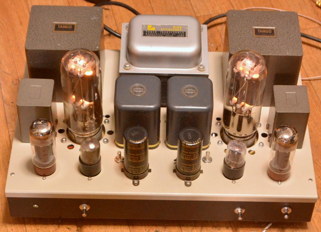 211 SE special order made amplifier with Hirata TANGO, LUX, TAMURA