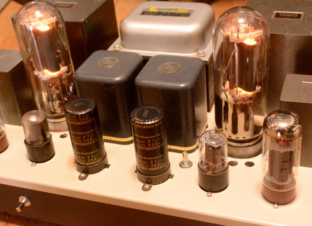 211 SE special order made amplifier with Hirata TANGO, LUX, TAMURA