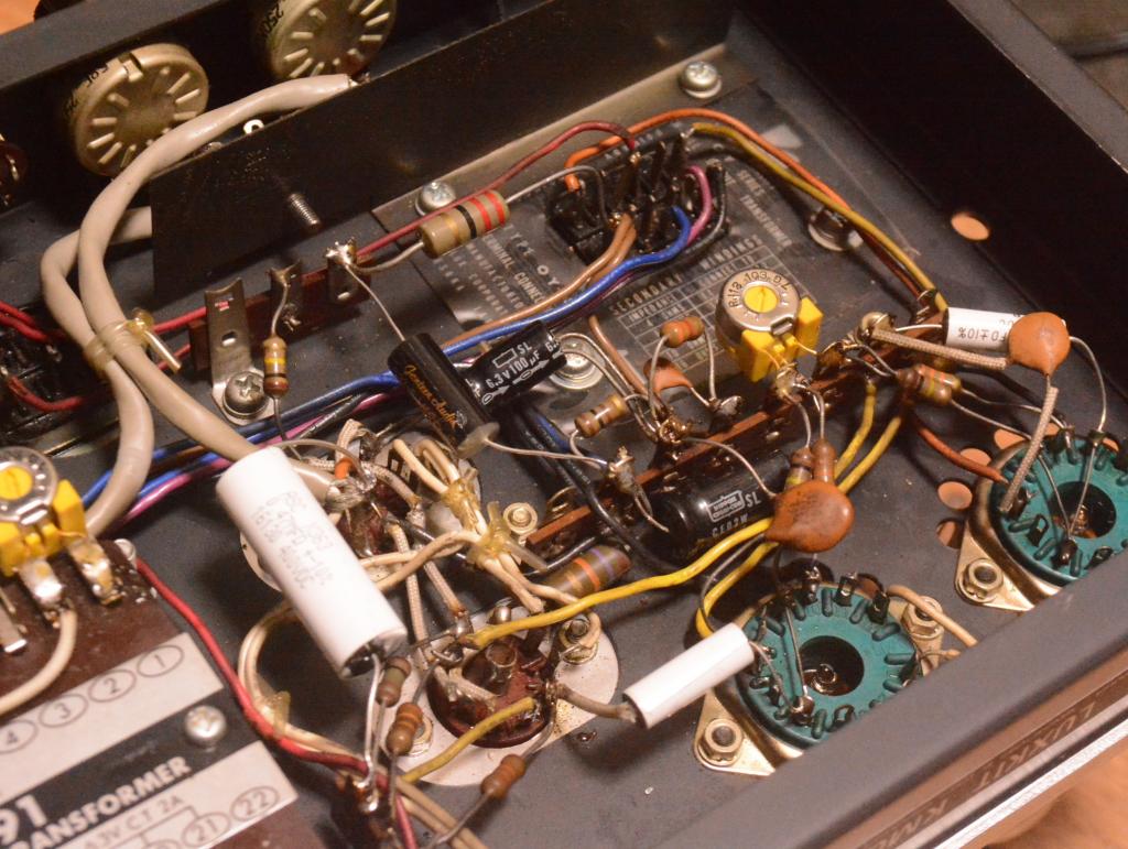 70s year Luxman MQ-60 tube stereo ampilifier with OY series output transformer