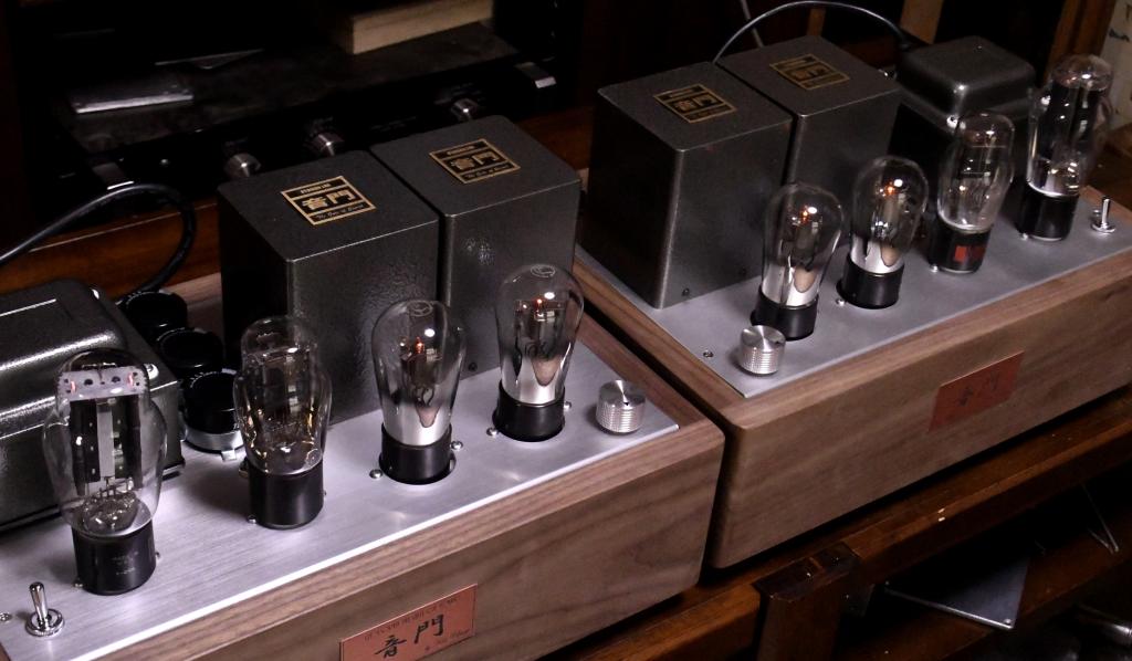 45 SE tube amplifier class A1 driven by 27 tube