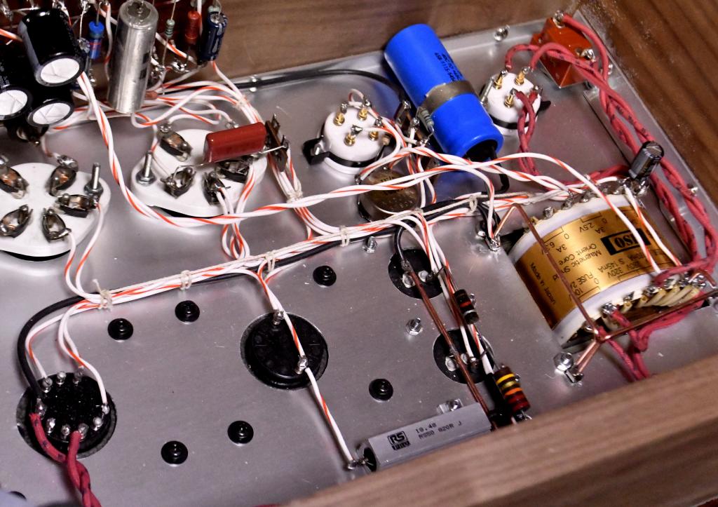 45 SE tube amplifier class A1 driven by 27 tube