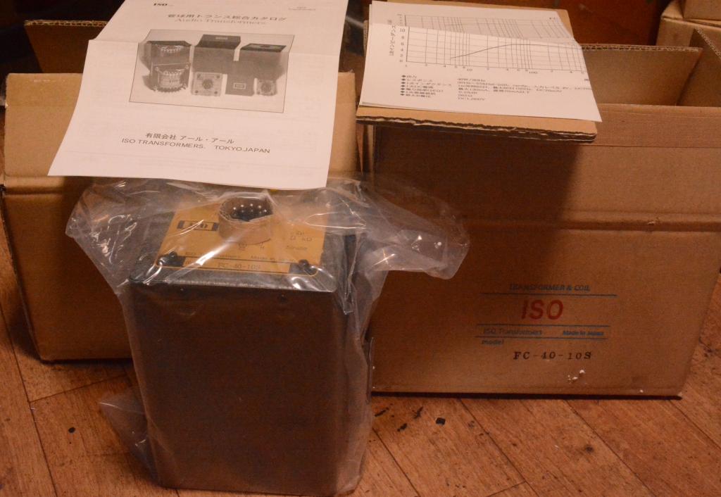 New old stock Pair ISO Tango transformer special order made FC-40-10S quite same as X-10S