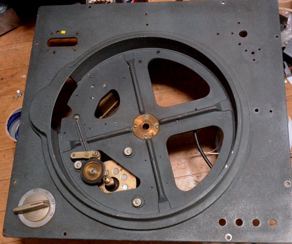 Early 50s year DENON Columbia RP-53A 16 inch turntable * same as EMT 927st * Ex RARE