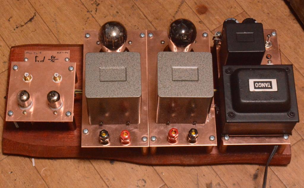 WE396A 45/71A SE tube amplifier special order made for high sensitive speaker system