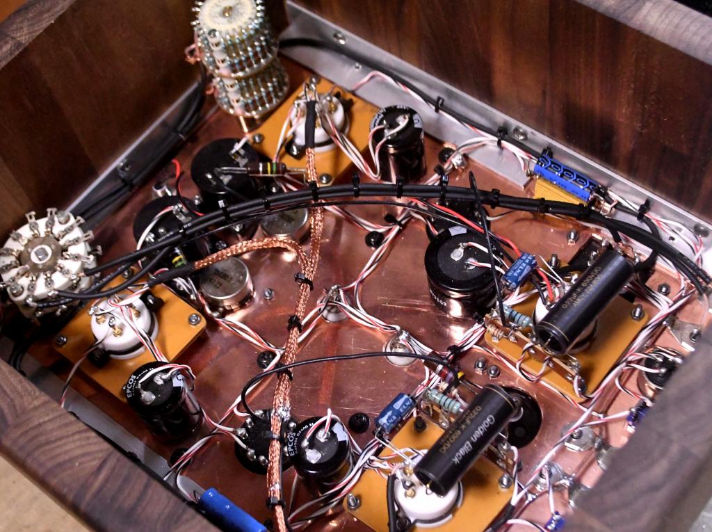 VT-52 tube SE preamp, drive tube REN0901// buffer amplifier