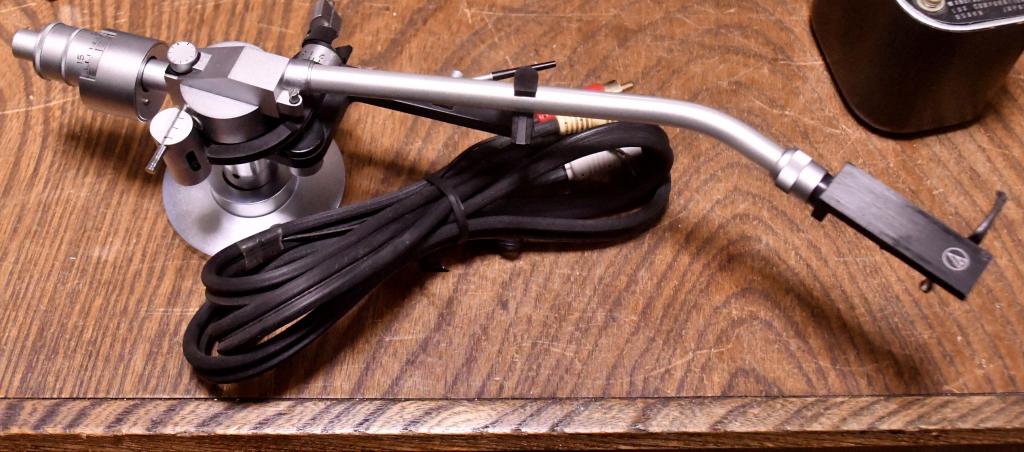  Details about  Audio Technica AT-1010 tonearm with original headshell and cable