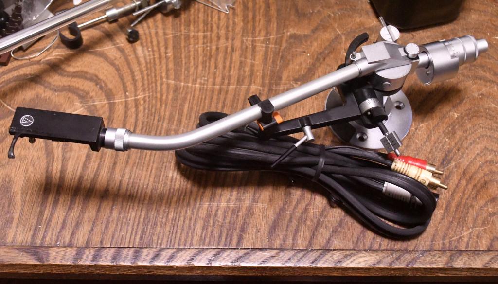 Details about Audio Technica AT-1010 tonearm with original headshell and cable