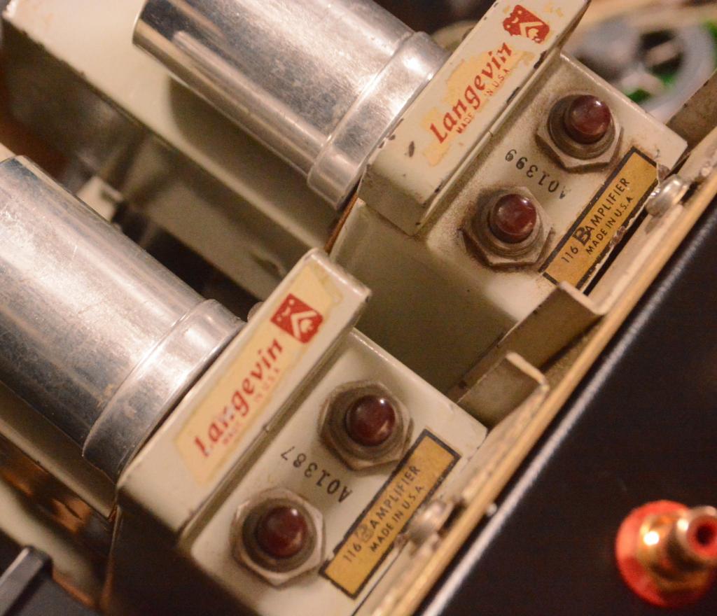 50s year Langevin 116B preamplifier matching pair * Perfect working
