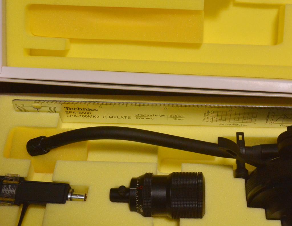Technics EPA-100 MK2 tonearm boron titanium with original box, headshell and Suhner cable