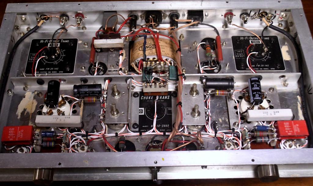 Vintage VT-62 tube amplifier with Hirata Tango transformer * 100V input