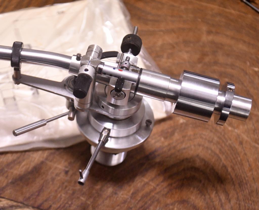 Details about Micro seiki MA-505L long type tonearm with template, original headshell HA-505
