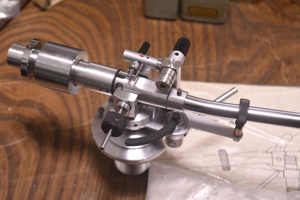Details about Micro seiki MA-505L long type tonearm with template, original headshell HA-505