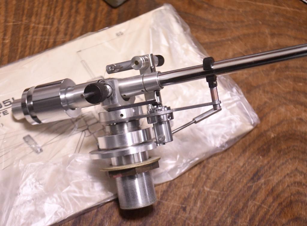 Details about Micro seiki MA-505L long type tonearm with template, original headshell HA-505