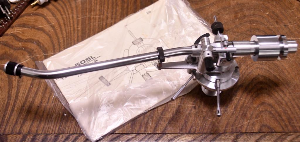 Details about Micro seiki MA-505L long type tonearm with template, original headshell HA-505