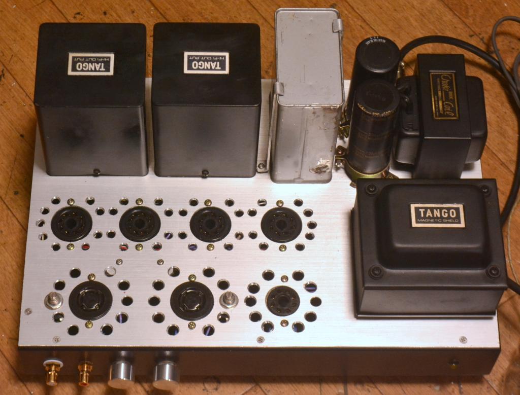 Special order made VT-62/801 stereo tube amplifier ALL TANGO transformer
