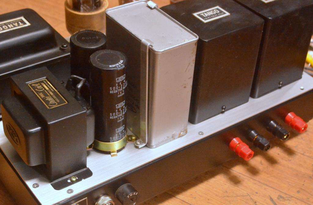 Special order made VT-62/801 stereo tube amplifier ALL TANGO transformer