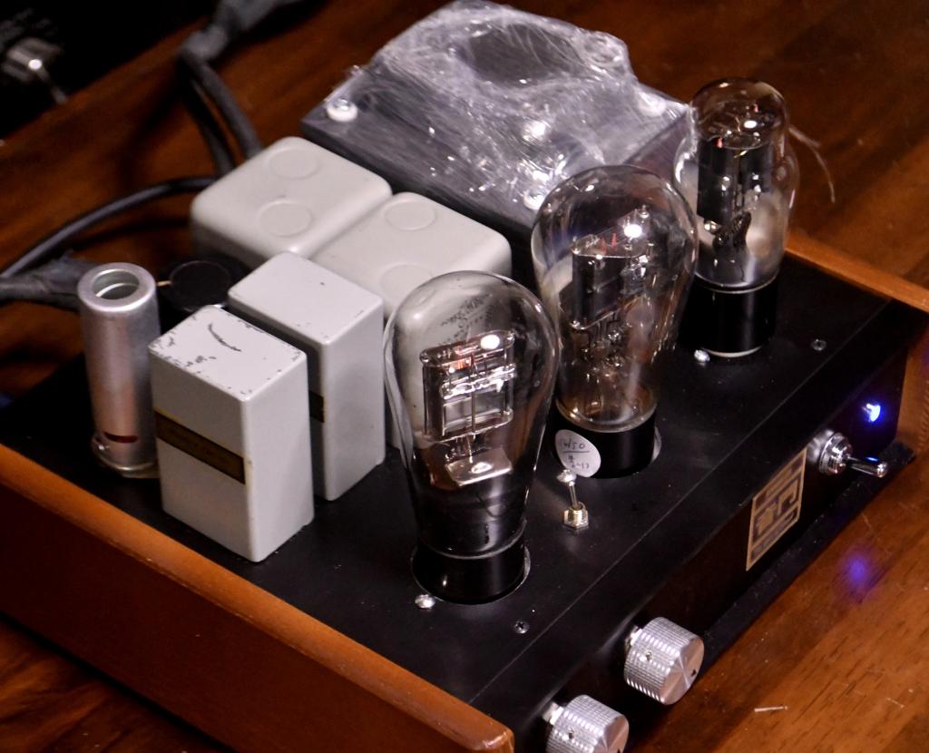 46/47 SE tube amplifier with Western electric output transformer, Bluetooth receiver embedded