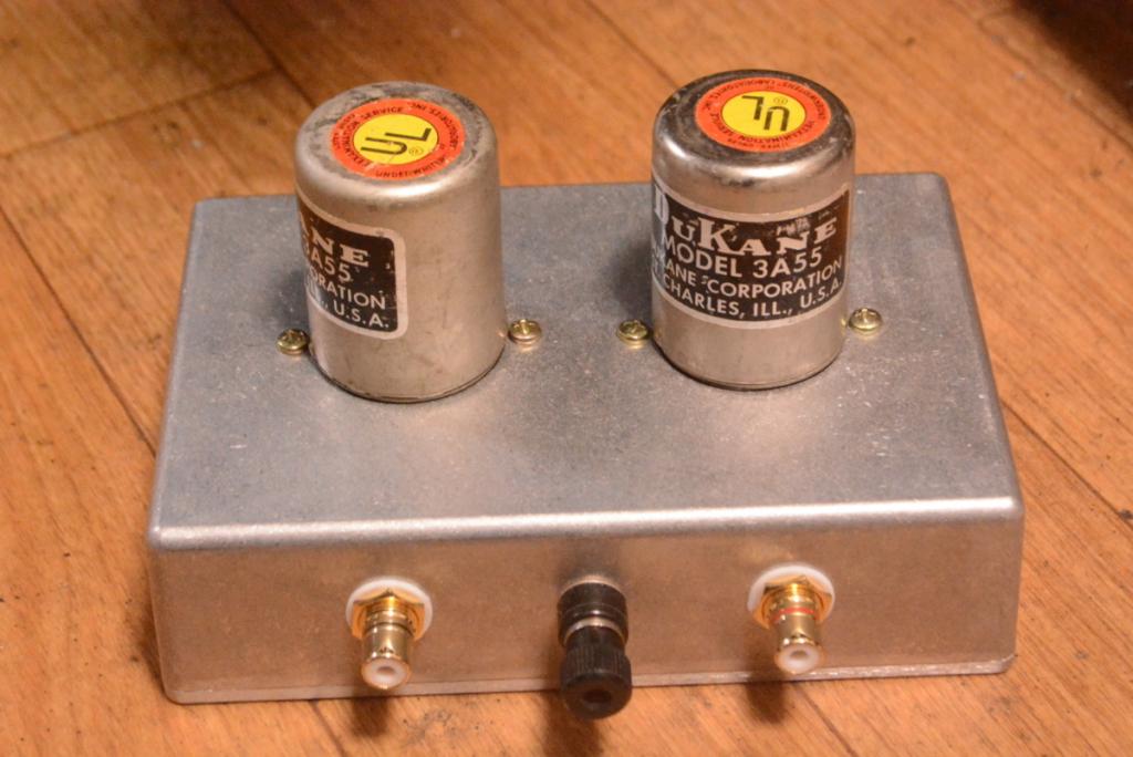 Dukane 3A55 input, step up transformer for analog fan
