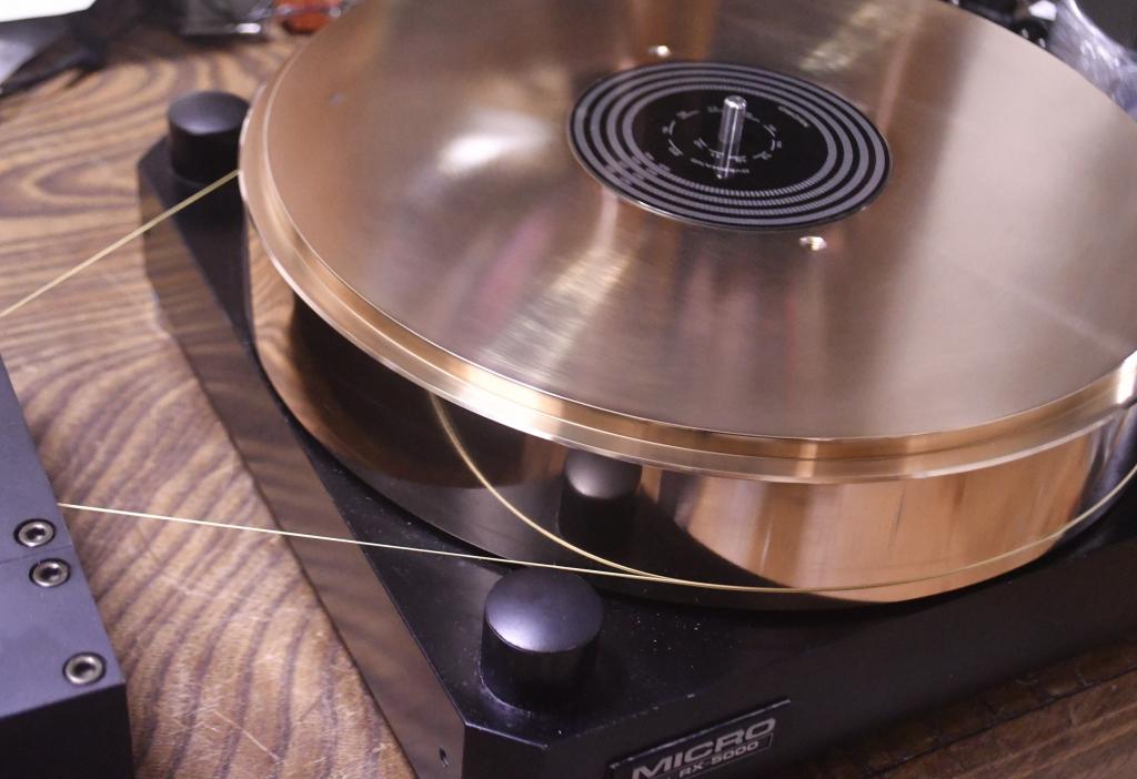 Micro seiki RX-5000, RY-5500 turntable with gun metal flatter use for 4 tonearms