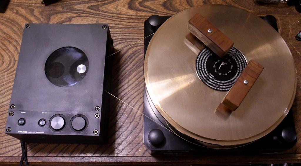 Micro seiki RX-5000, RY-5500 turntable with gun metal flatter use for 4 tonearms