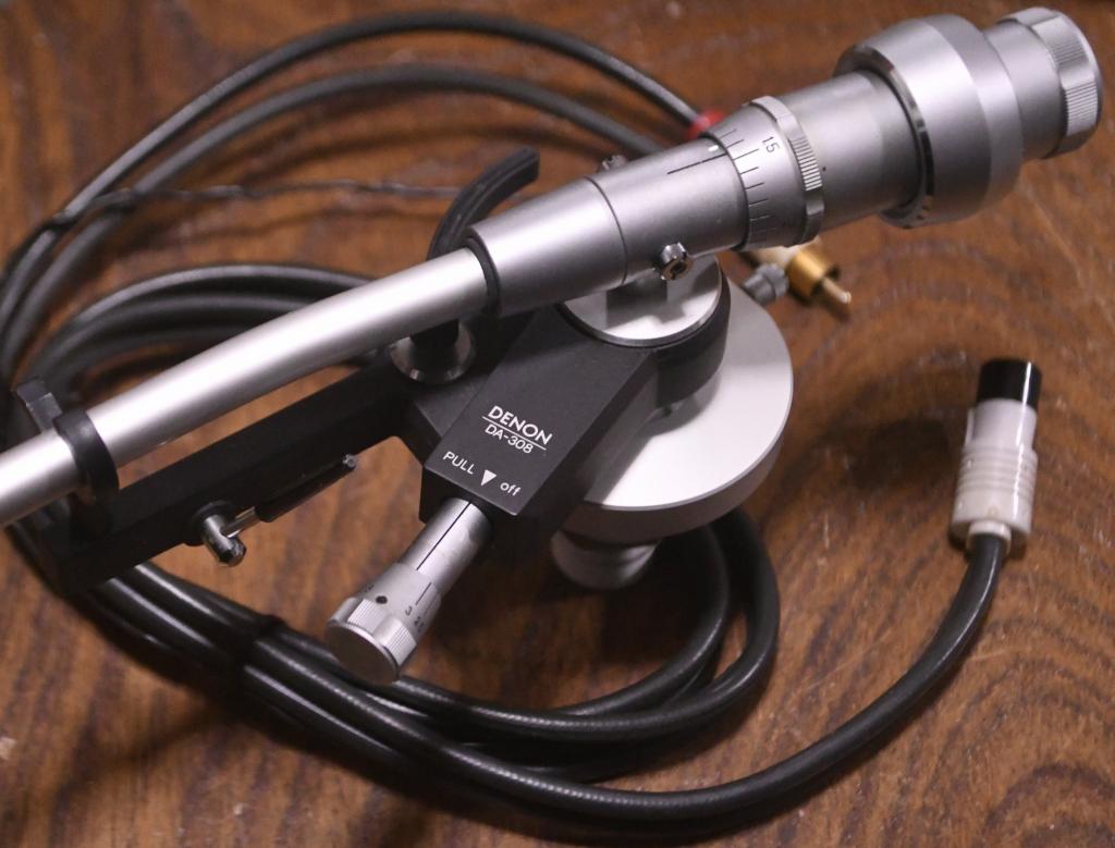 Denon DA-308 12inches  long tonearm for professional with cable, sub weight
