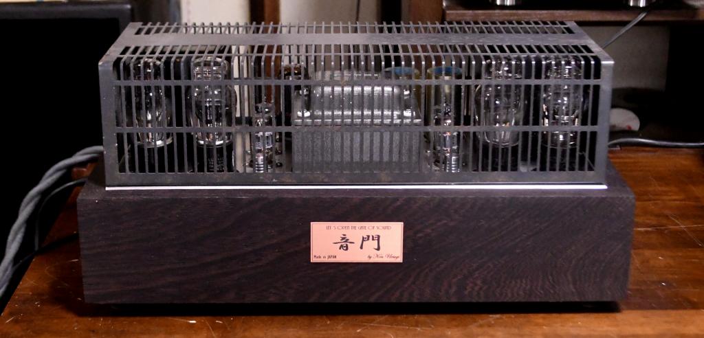45PP stereo tube amp with LUXMAN output transformer wenge wood case * 117V input