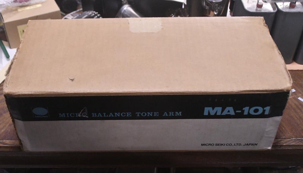 Micro seiki MA-101 10 inches long tonearm of Micro seiki with box, manual and cable * MINT
