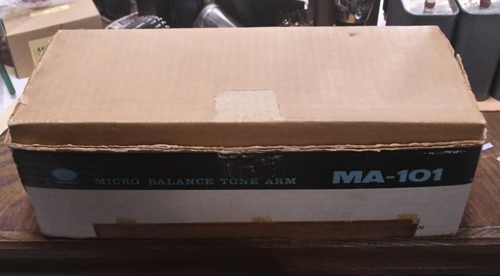 Micro seiki MA-101 10 inches long tonearm of Micro seiki with box, manual and cable * MINT