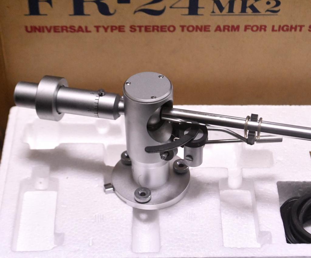 Used Fidelity Research FR-24S tonearm with original box, manual, cable