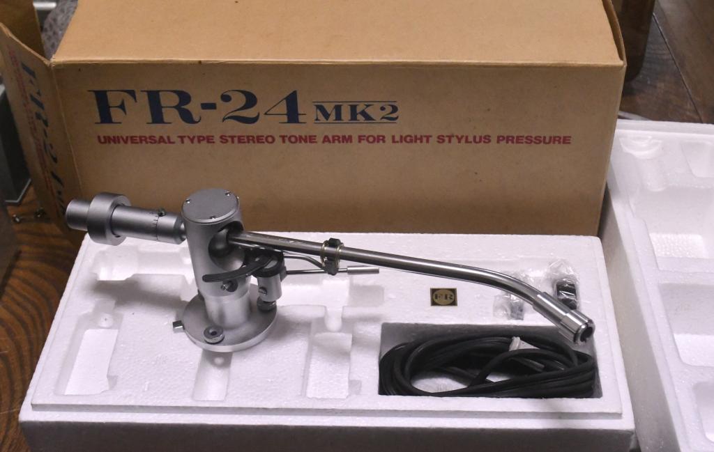 Used Fidelity Research FR-24S tonearm with original box, manual, cable