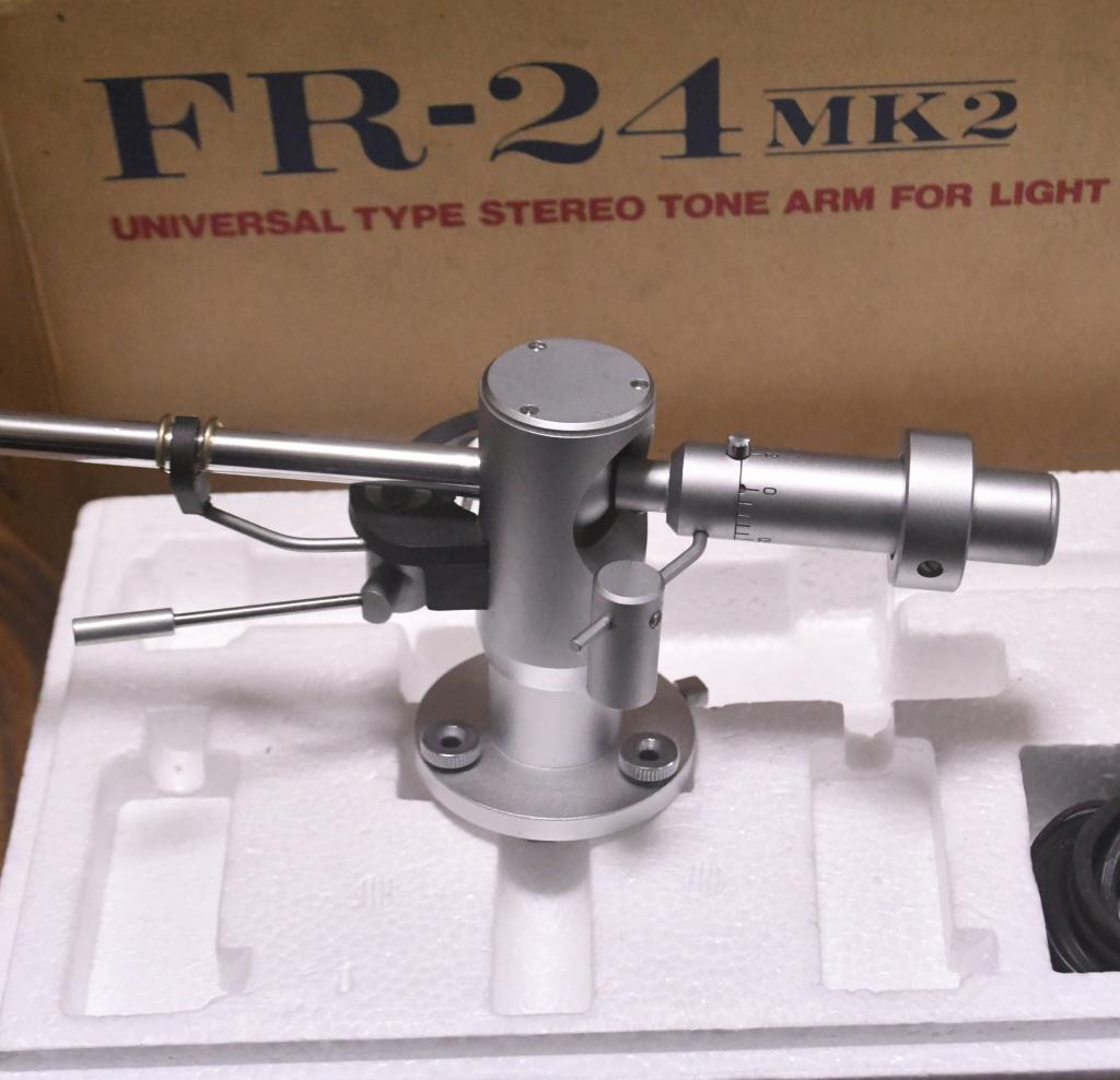Used Fidelity Research FR-24S tonearm with original box, manual, cable