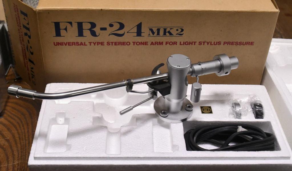 Used Fidelity Research FR-24S tonearm with original box, manual, cable