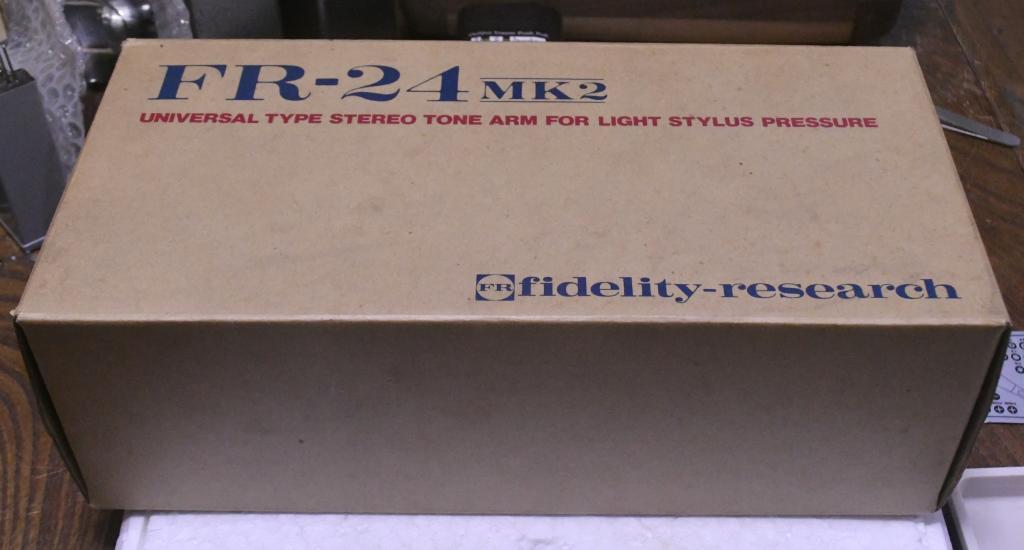 Used Fidelity Research FR-24S tonearm with original box, manual, cable