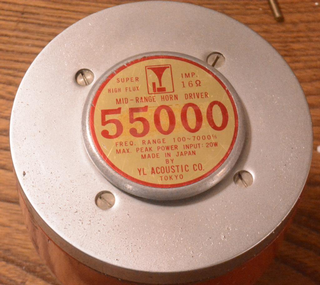 Pair YL Accoustic D-55000G for mid-low range * checked by ALE Acoustic 100-7000Hz * matching pair