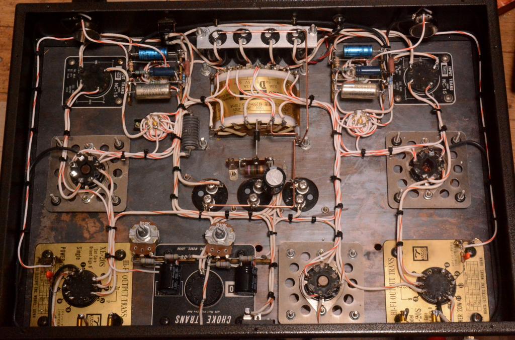Special order made KT-88/EL-156SE tube amp with all Hirata TANGO OPT