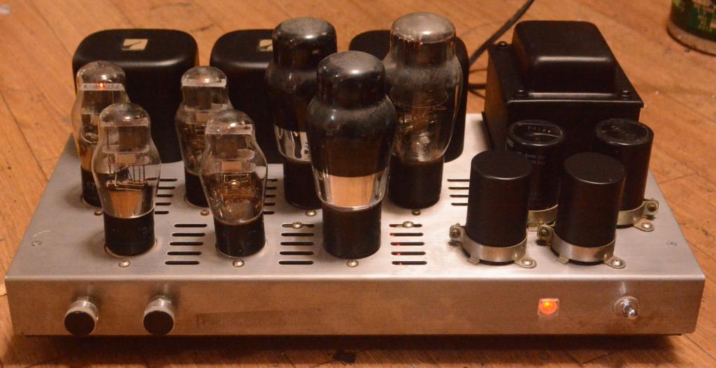 Morikawa RCA 2A3 stereo tube amplifier with all Luxman transformer