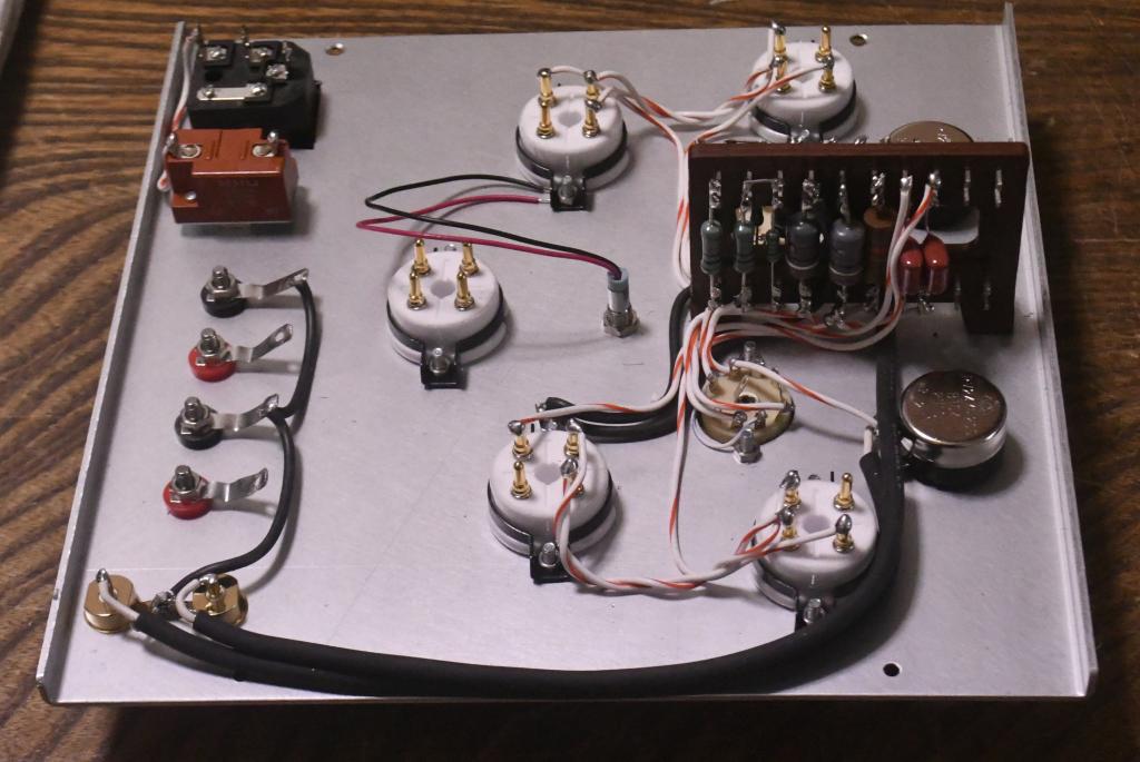 Special made "The Tesseract" 71A PP tube amp with Amorphous OPT transformer