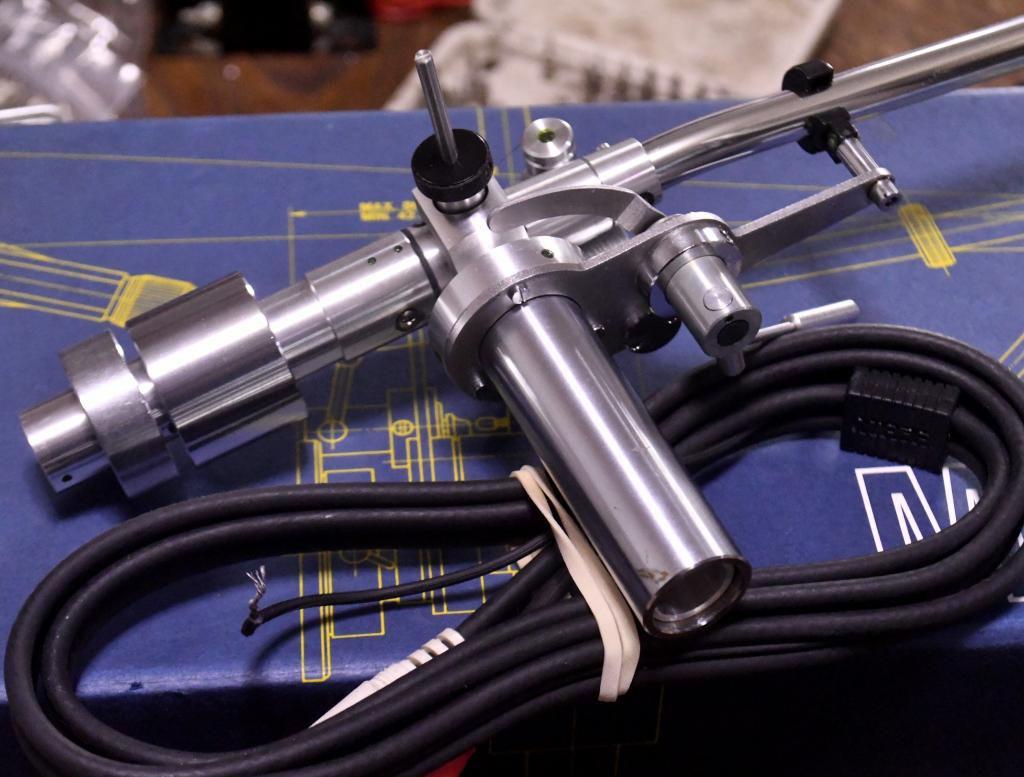Micro seiki MA-505L long type tonearm with original box, cable