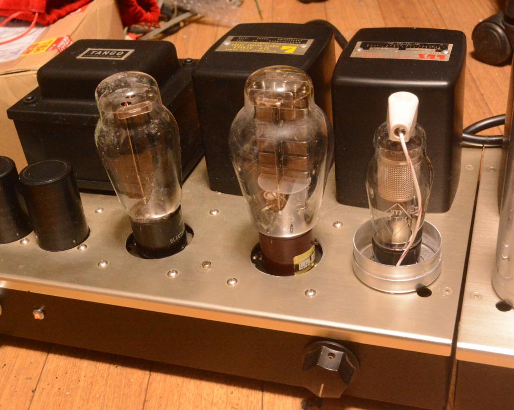Western Electric 91A type 300B SE stereo tube amplifier class A1 with All LUX transformer
