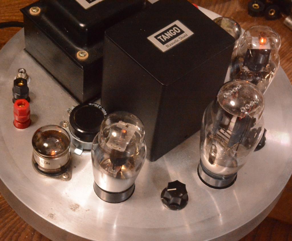 42 SE tube amplifier with　Sachsenwerk transformer driving tube 717A