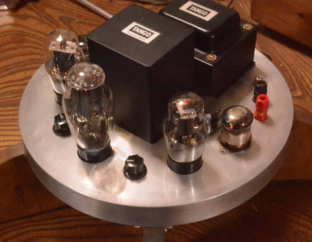 42 SE tube amplifier with　Sachsenwerk transformer driving tube 717A