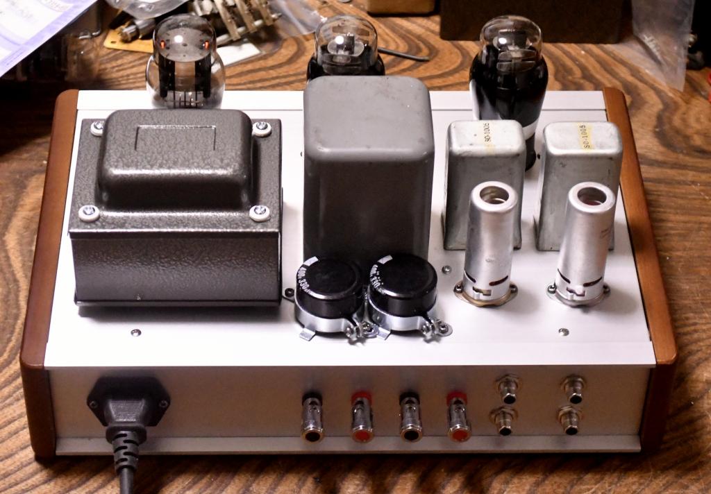 42 SE tube amplifier with Western electric output transformer, Bluetooth receiver embedded