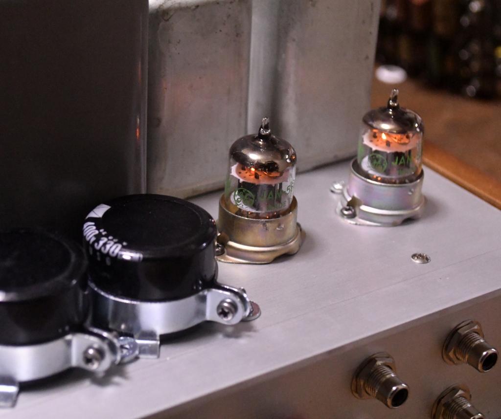42 SE tube amplifier with Western electric output transformer, Bluetooth receiver embedded