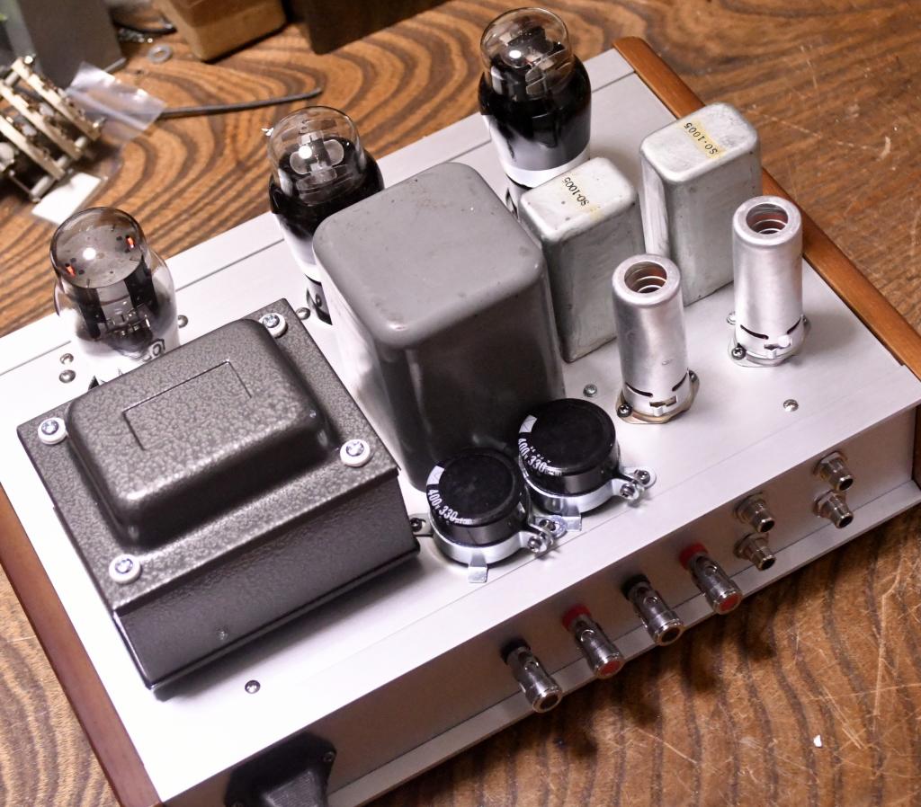 42 SE tube amplifier with Western electric output transformer, Bluetooth receiver embedded