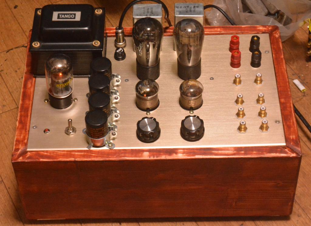 717A 45/71A SE tube amplifier special order made for high sensitive speaker system