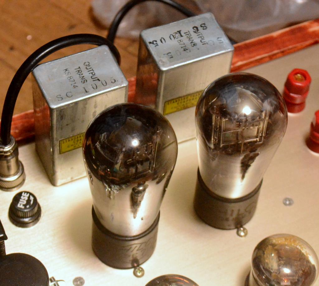 717A 45/71A SE tube amplifier special order made for high sensitive speaker system