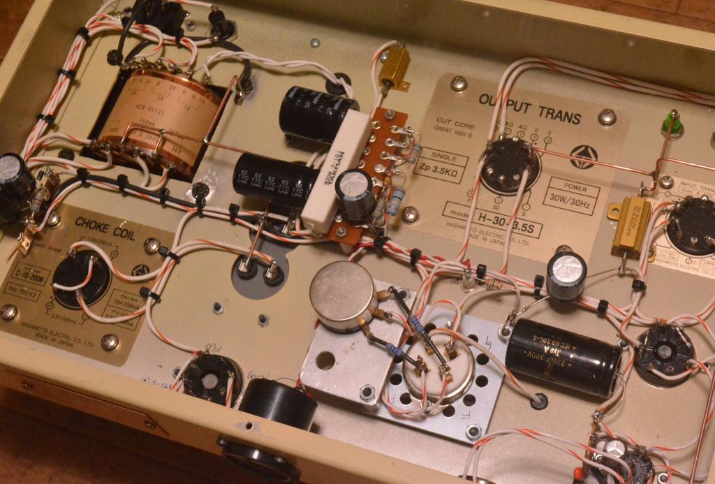 100th stereo tube amplifier Shishido IITC All Hashimoto transformers