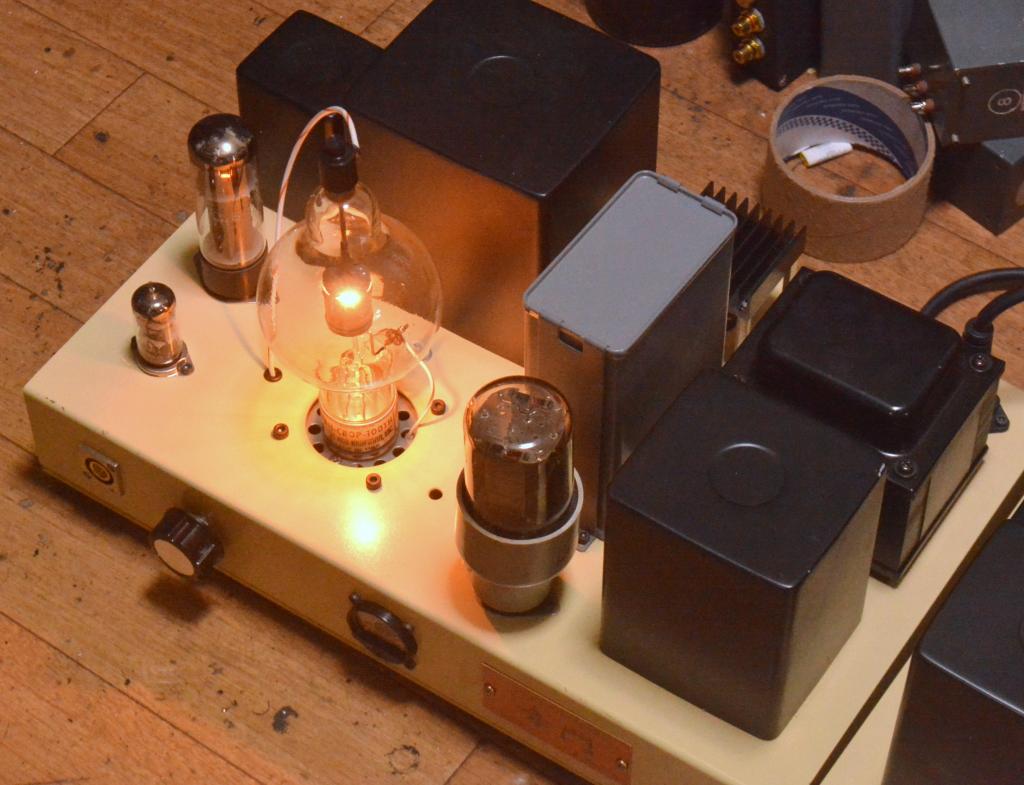 100th stereo tube amplifier Shishido IITC All Hashimoto transformers